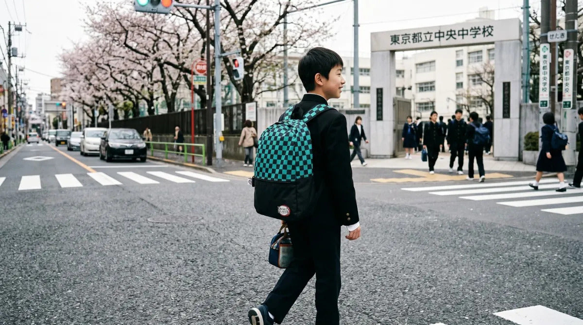 Mochila Juvenil Anime Tanjiro Kamado Escolar Juvenil Grande