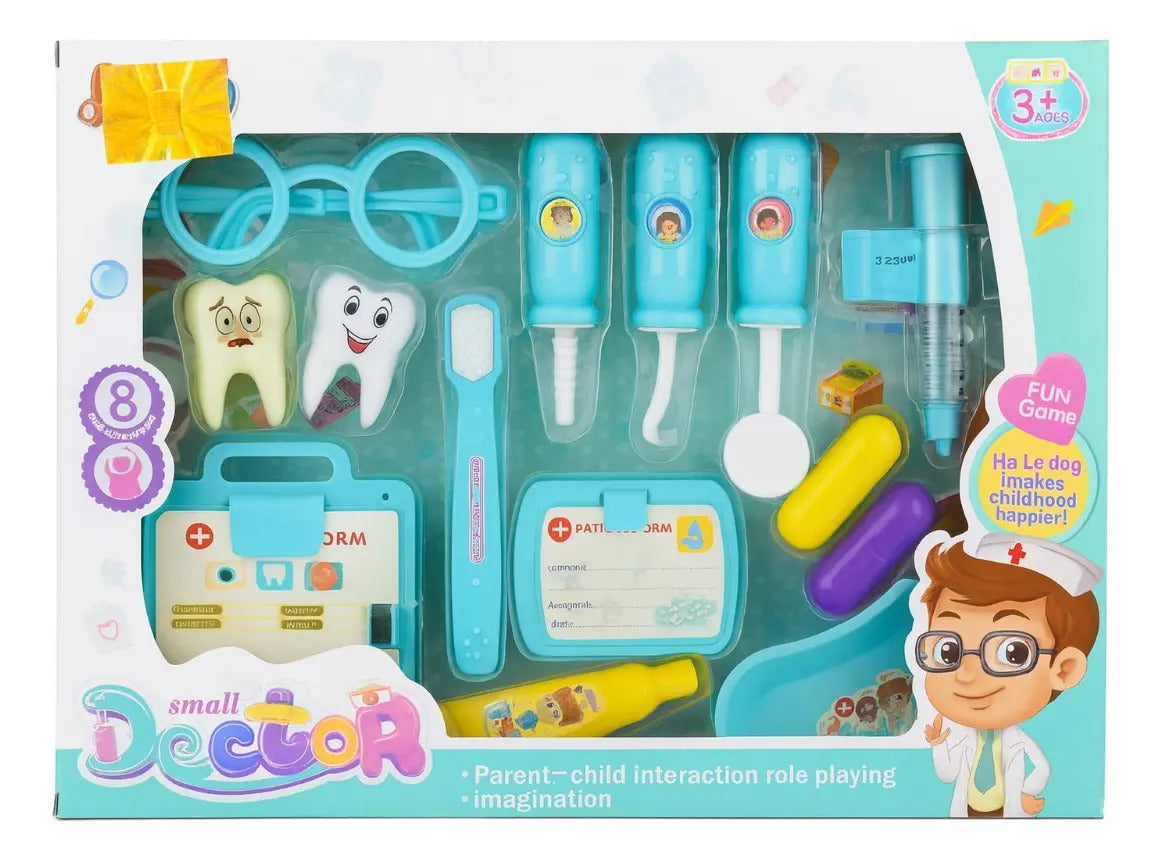 Juego De Dentista Para Niños Candy Toys 14 Piezas