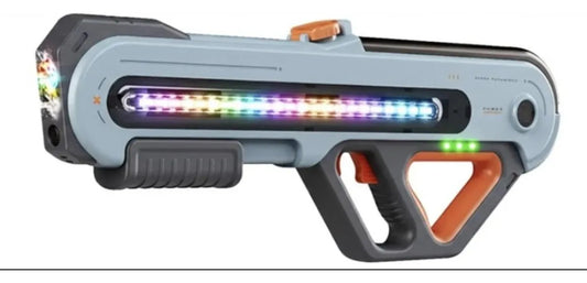 Pistola De Agua W12 Eléctrica Con Luz Doble Capacidad