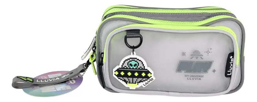 Paquete Mochila 3 Piezas Marca Lluvia Gris Ovni Primaria