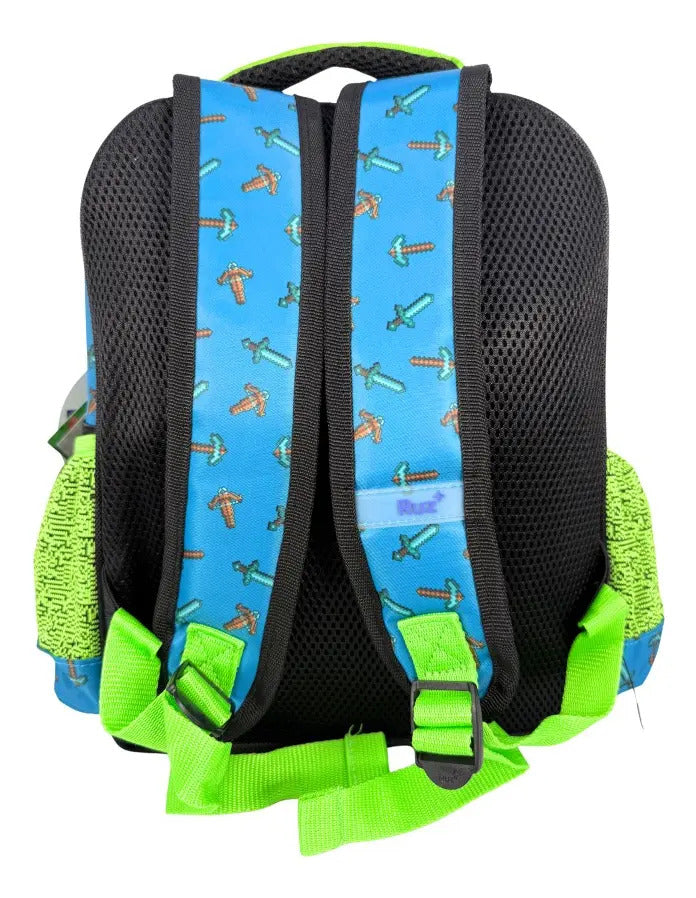 Mochila Kinder Marca Ruz Minecraft Survival Mode
