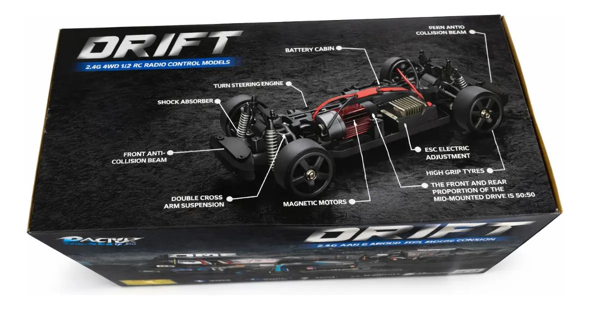 Auto Rc Drift Candy Toys 4wd 2.4 Ghz Batería Recargable