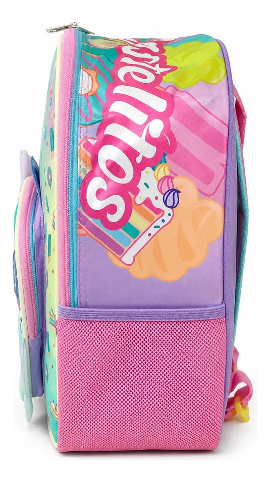 Mochila Kinder Ruz Mis Pastelitos Kawaii Cupcake Unicornio