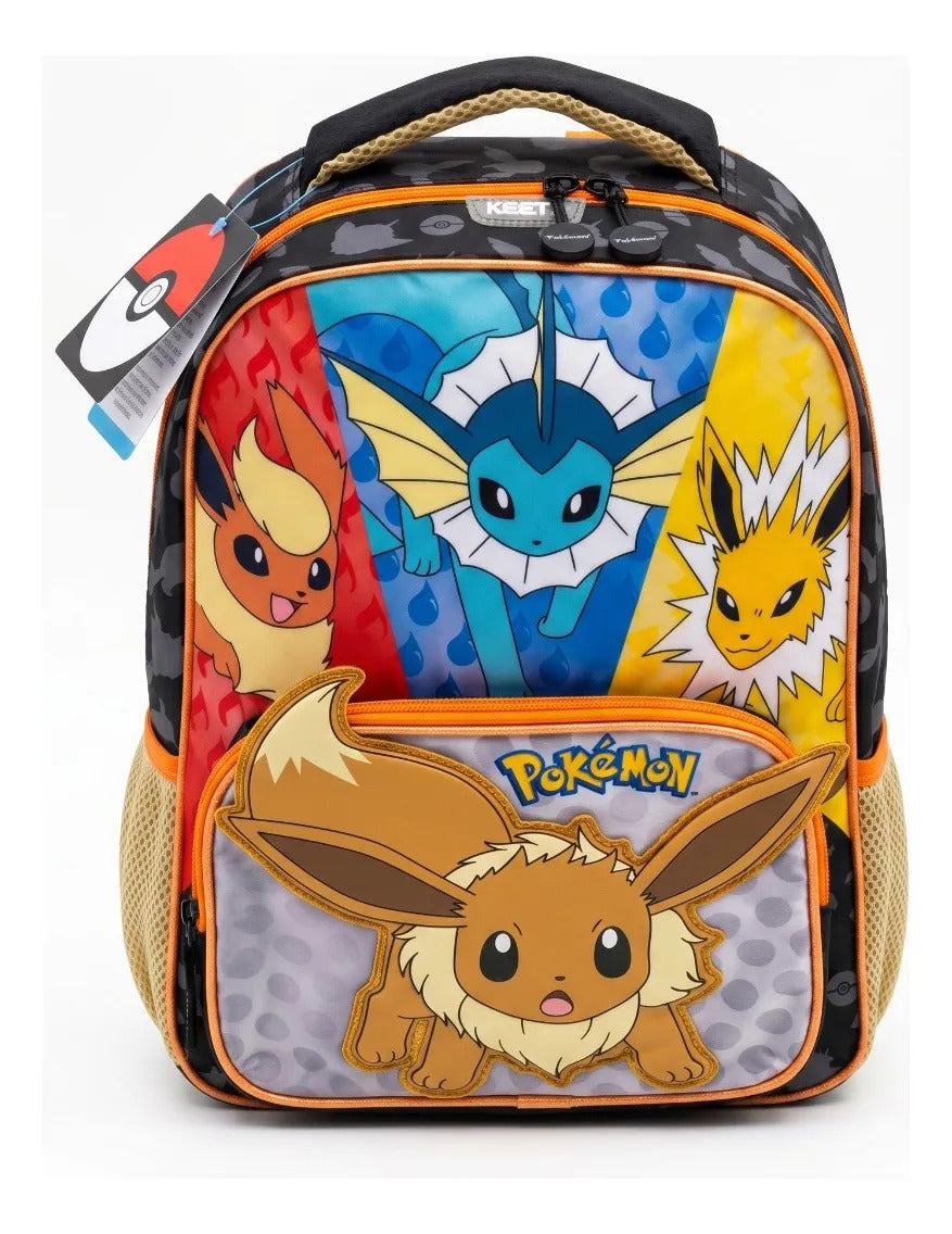 Mochila Yadatex Pokémon Eevee Vaporeon Jolteon Flareon