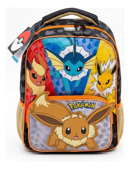 Mochila Yadatex Pokémon Eevee Vaporeon Jolteon Flareon