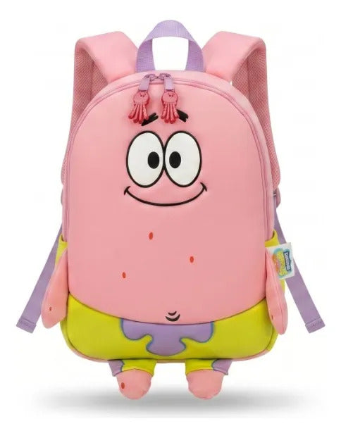 Mochila Primaria Fotorama Patricio Estrella 3d Con Medusas