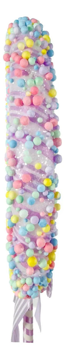 Paleta Candy Lluvia Lights con Chispitas de Colores 65 cm
