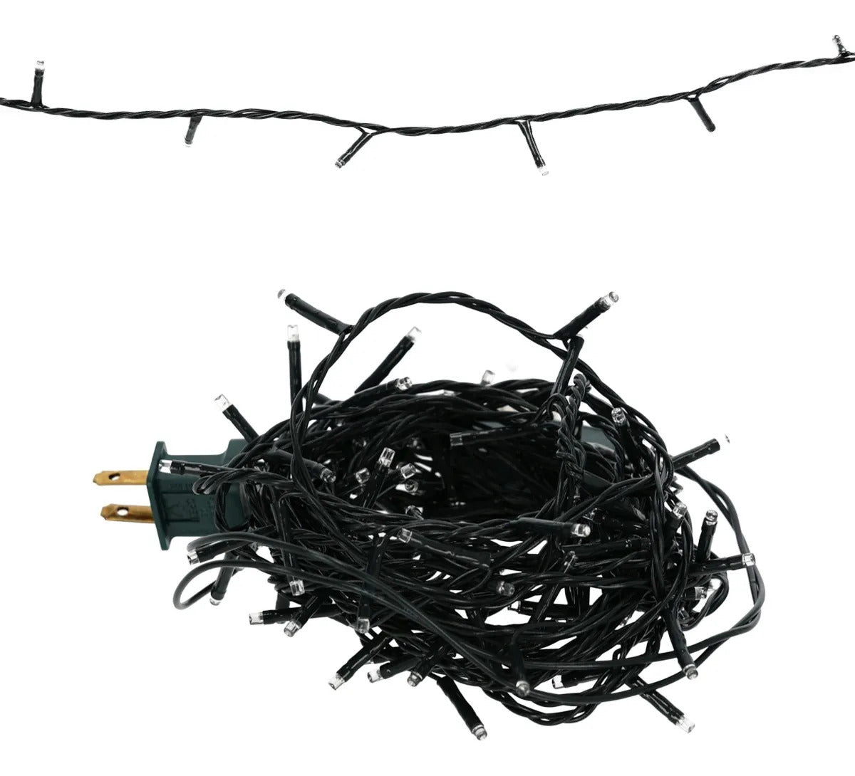 Serie De Luces JL Multicolor 100 Focos V3 Cable Negro