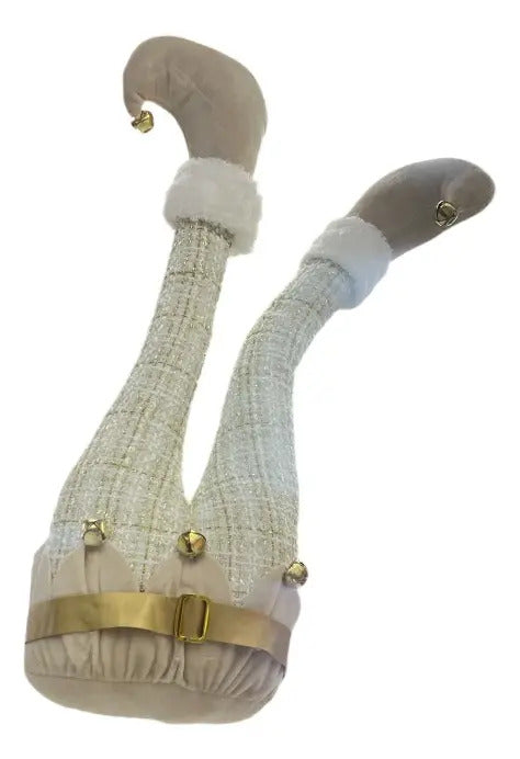Decoracion Navideña Patas De Duende Divertido 60x20x12