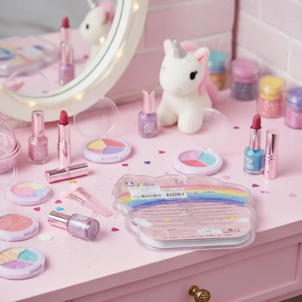 Kit De Maquillaje Para Niñas Unicornio Mágico Candy Toys