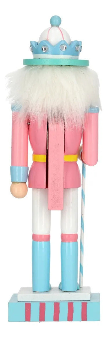 Figura Cascanueces Lluvia Candy Land Colores Pastel 28 Cm