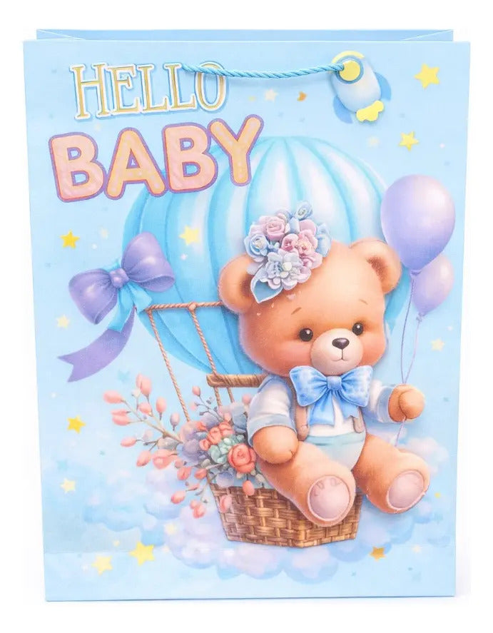 Bolsas De Regalo Una Docena Baby Shower Osito Bebé Surimax