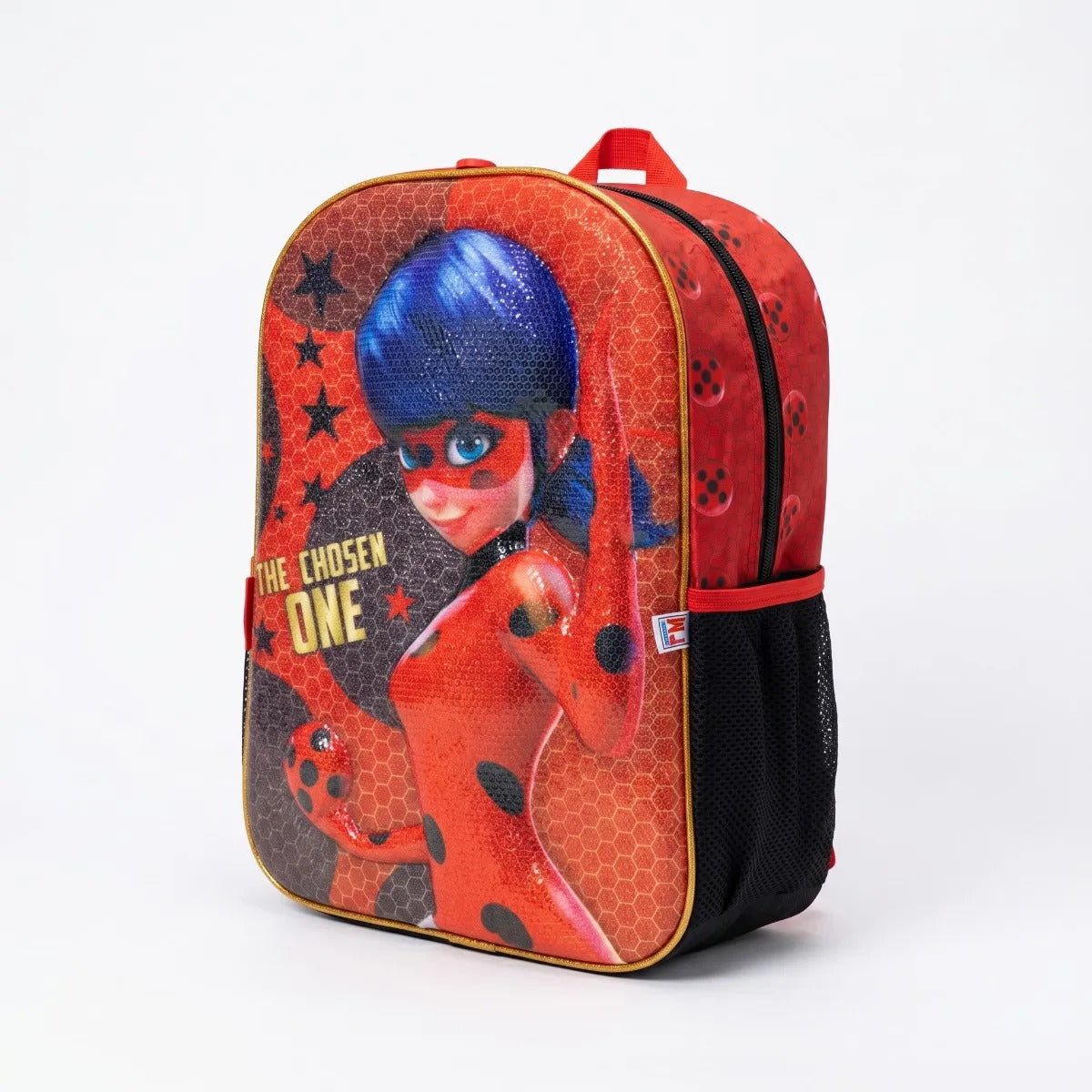 Mochila Urbania Ladybug Primaria Con Lentejuela Brillante