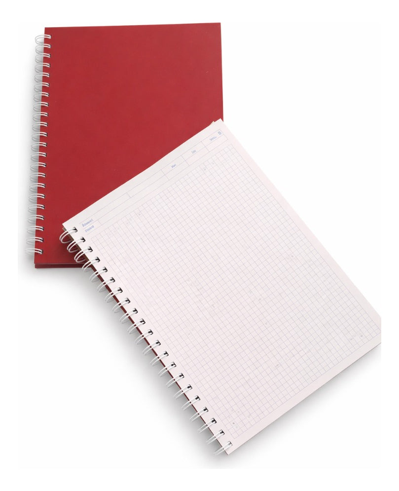 Libreta Roja 3 Piezas Profesional Cuadro Chico  Surimax
