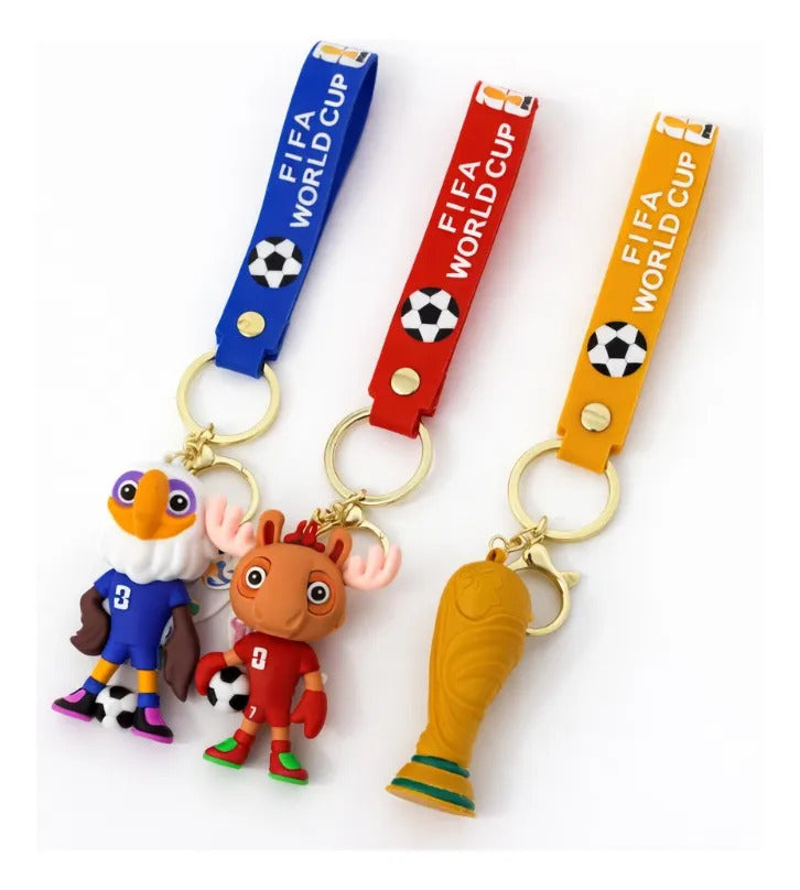 Llavero Figura Venado Fútbol Fifa World Cup Lluvia