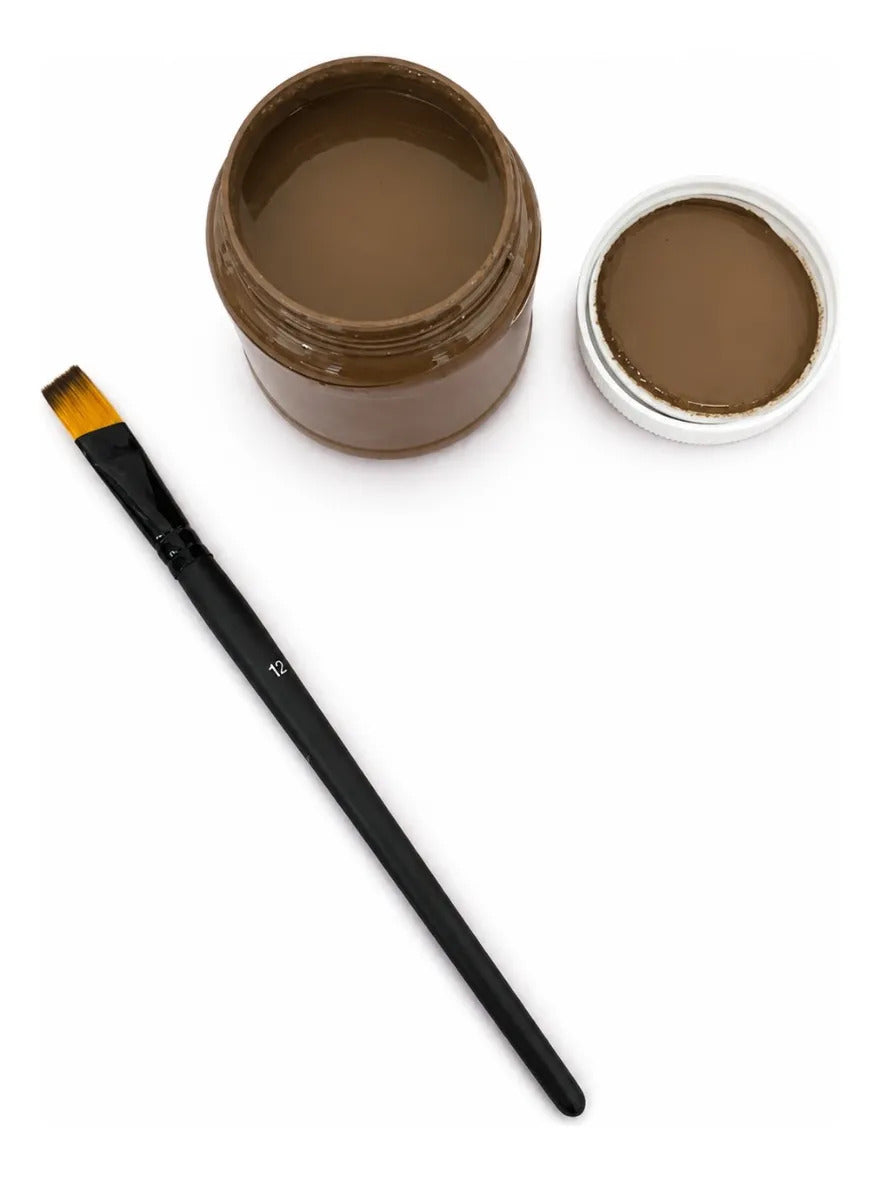 Pintura Acrílica 250 Ml Politec Tono Café Canela Para Arte