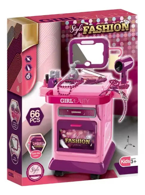 Tocador Infantil Style Fashion Con Luz Y Sonido 31 Piezas