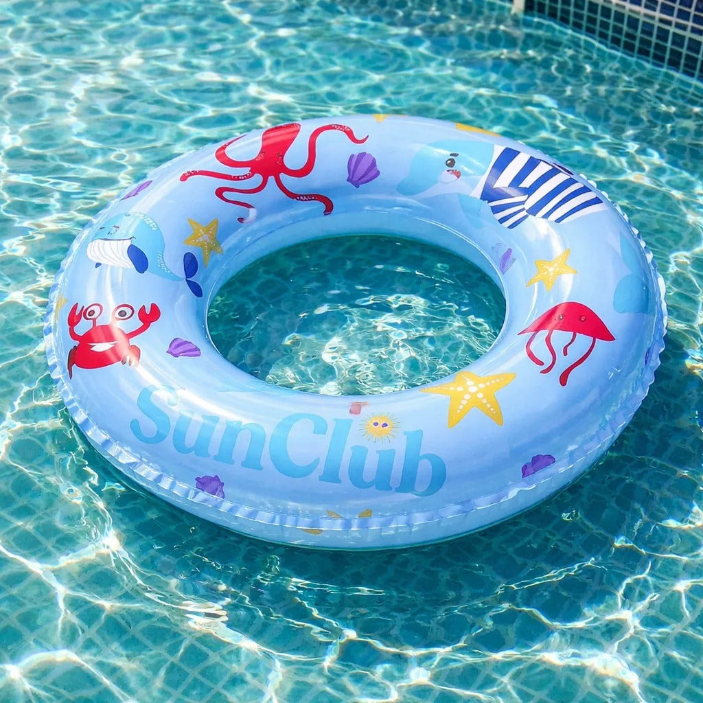 Salvavidas Niño Sun Club 50 Cm 2 Colores Azul Amarillo