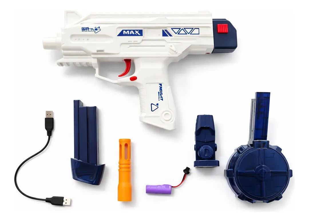 Pistola De Agua Automática Con 2 Tanques Intercambiables