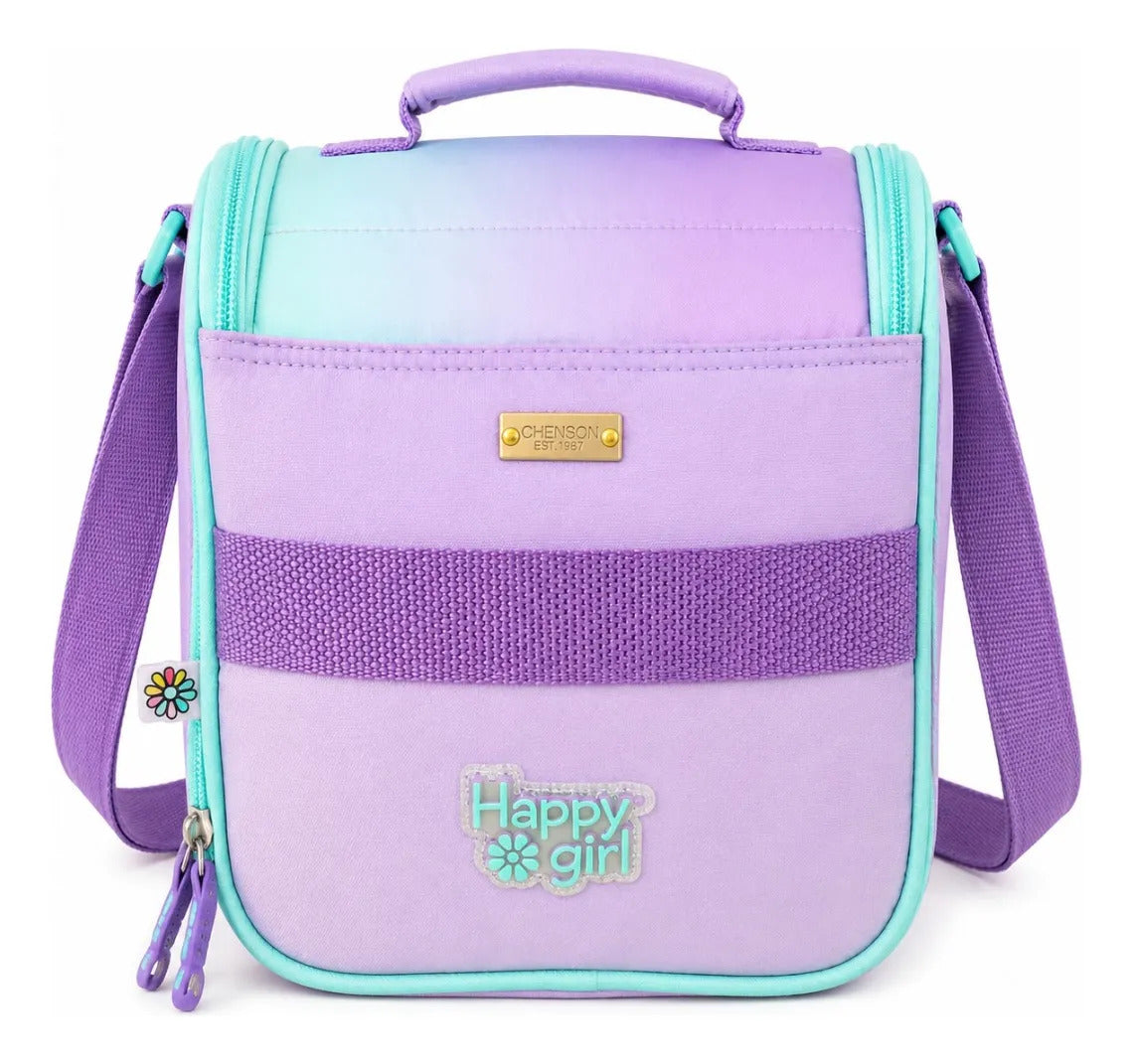 Lonchera Térmica Chenson Degradado Pastel Lila Rosa