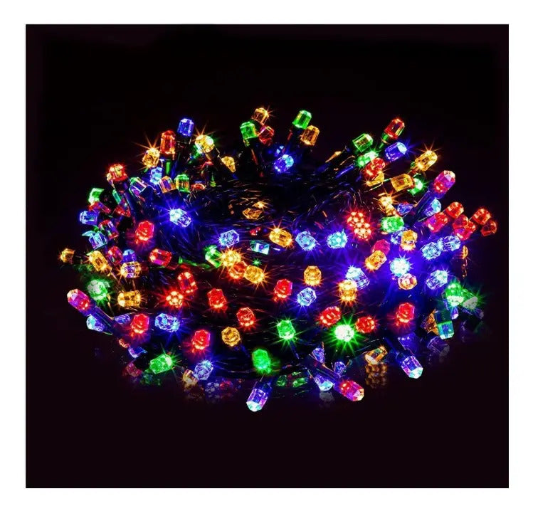 Serie 500 Luces Foco Diamante Multicolor 25m Aproximadamente