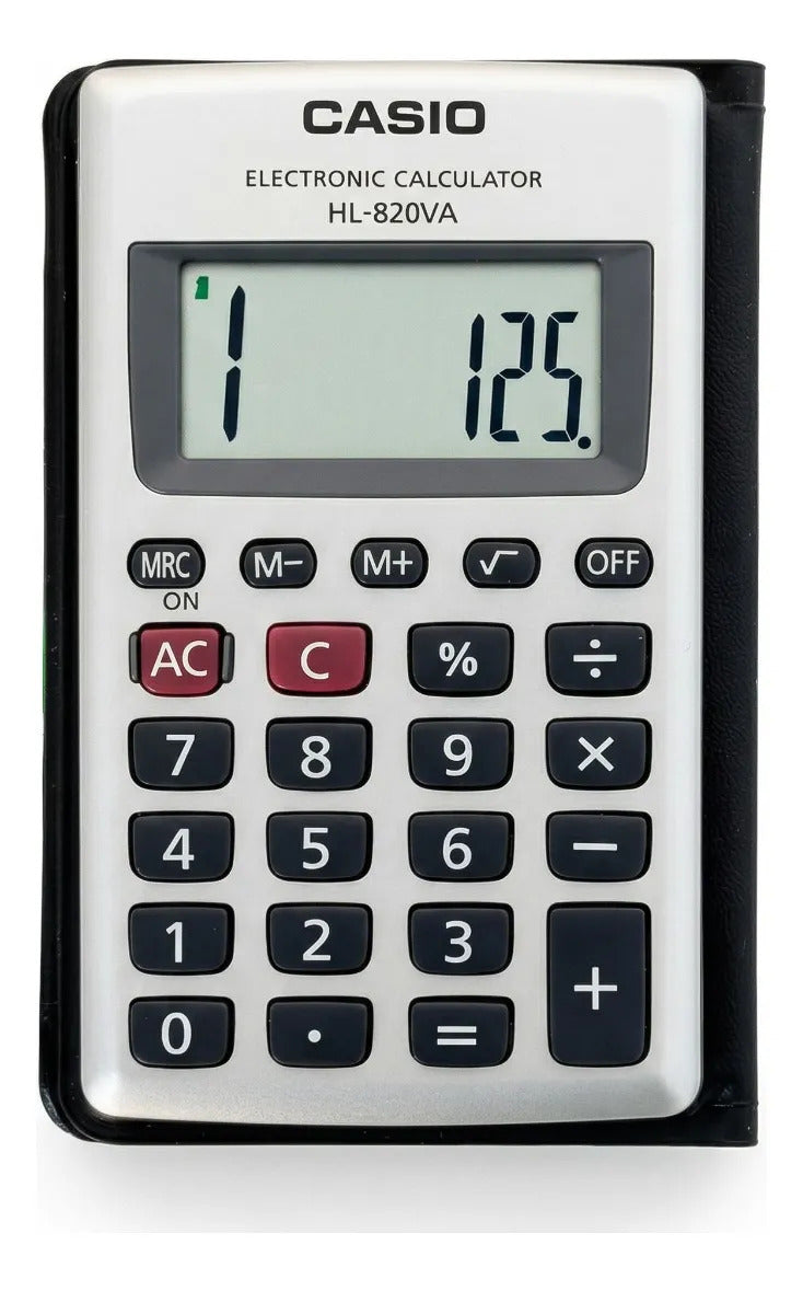 Calculadora Casio Hl-820va Portátil 8 Dígitos Con Estuche
