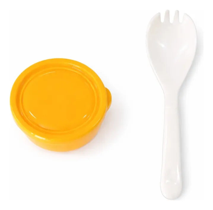 Tupper Lunch Box Lluvia 500 Ml Con Contenedor Para Yogurt