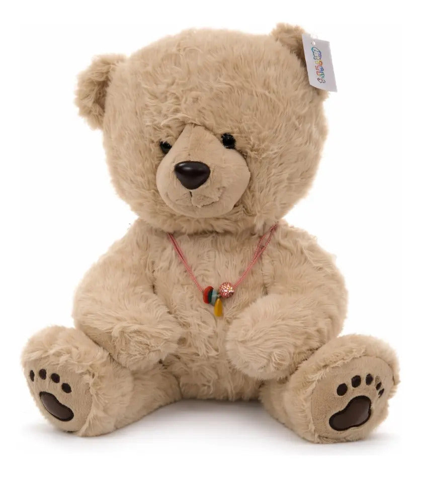 Peluche Clásico Oso De 41x34x36 Cm Dos Colores Candy Toys