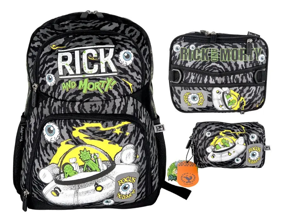Mochila Primaria 3 Piezas Marca Fotorama Rick