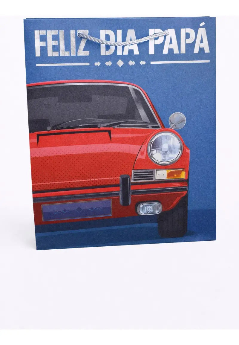 Bolsas De Regalo Una Docena Día Del Padre Autos Y Motos