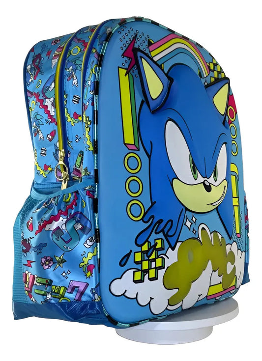 Kit Escolar Ruz Sonic 3d Con Luz