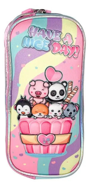 Paquete Mochila 3 Piezas Marca Lluvia Nice Day Primaria
