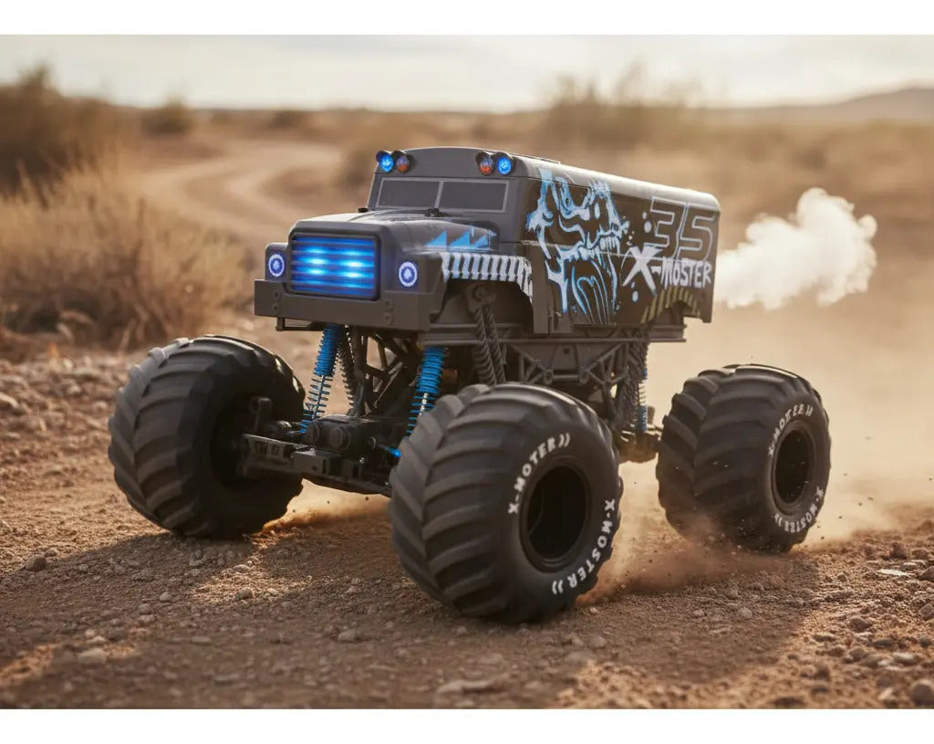 Camión A Control Remoto Candy Toys 4wd Con Efecto Vapor