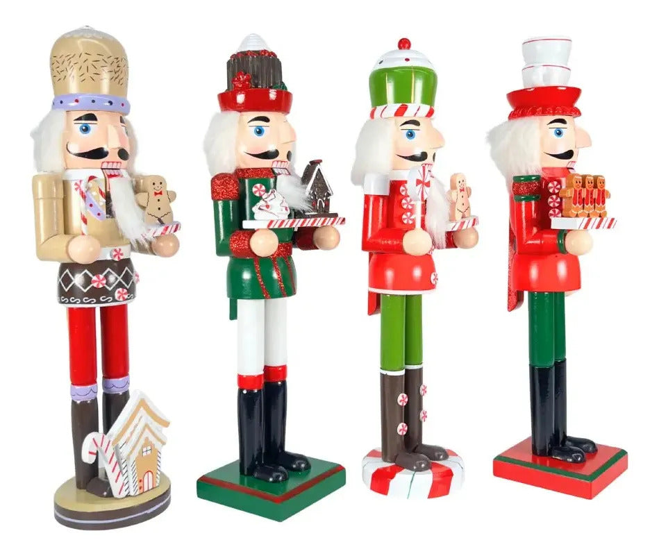 Cascanueces Navidad Lluvia 30 Cm Maestros Jengibre 1 Pieza