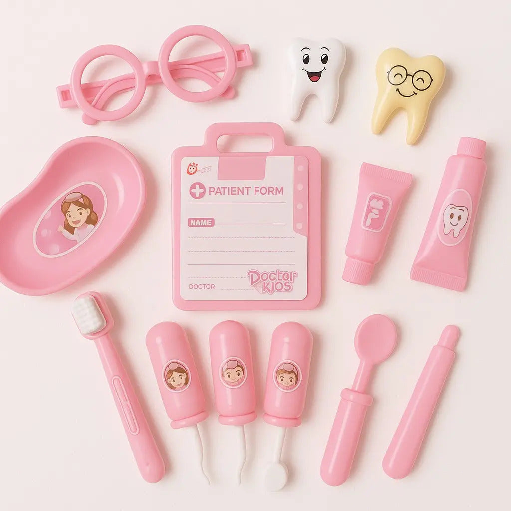 Juego De Dentista Para Niños Candy Toys 14 Piezas