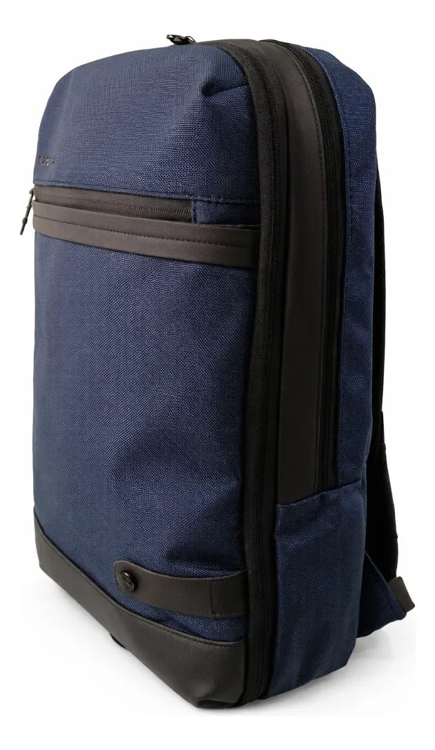 Mochila Lluvia Azul Marino Café Ideal Para Oficina Moderna
