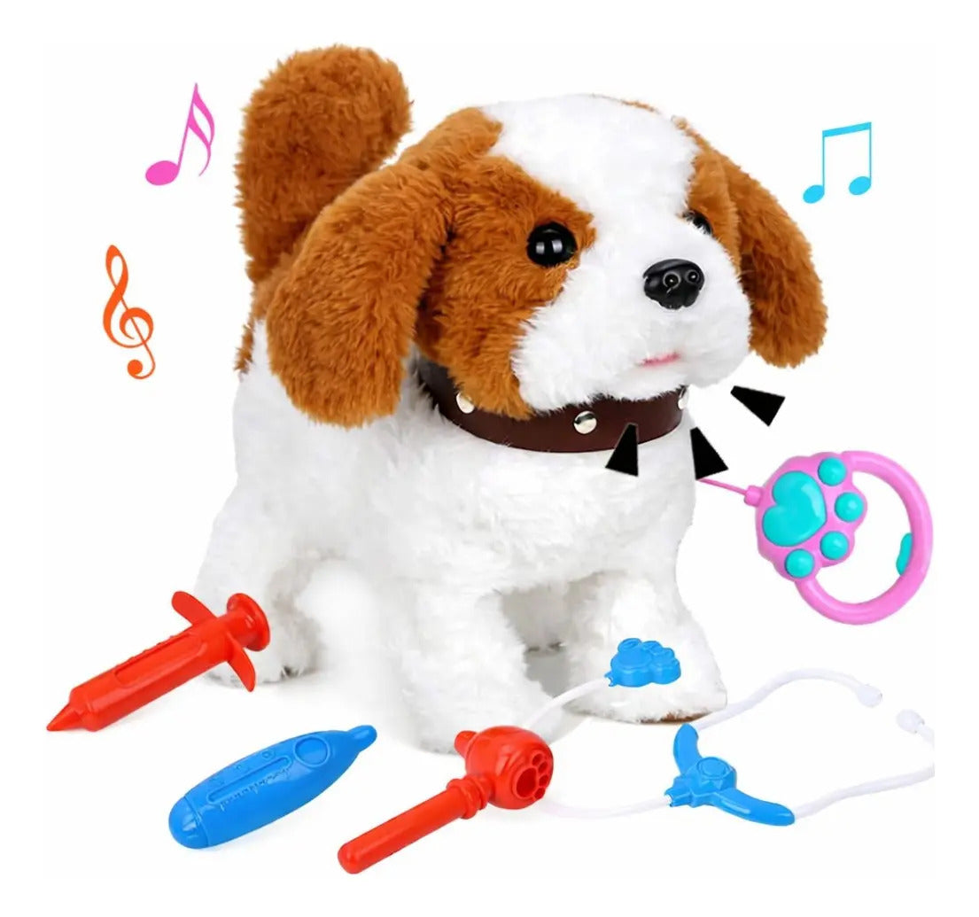 Perrito Interactivo Candy Toys Con 5 Accesorios Veterinarios