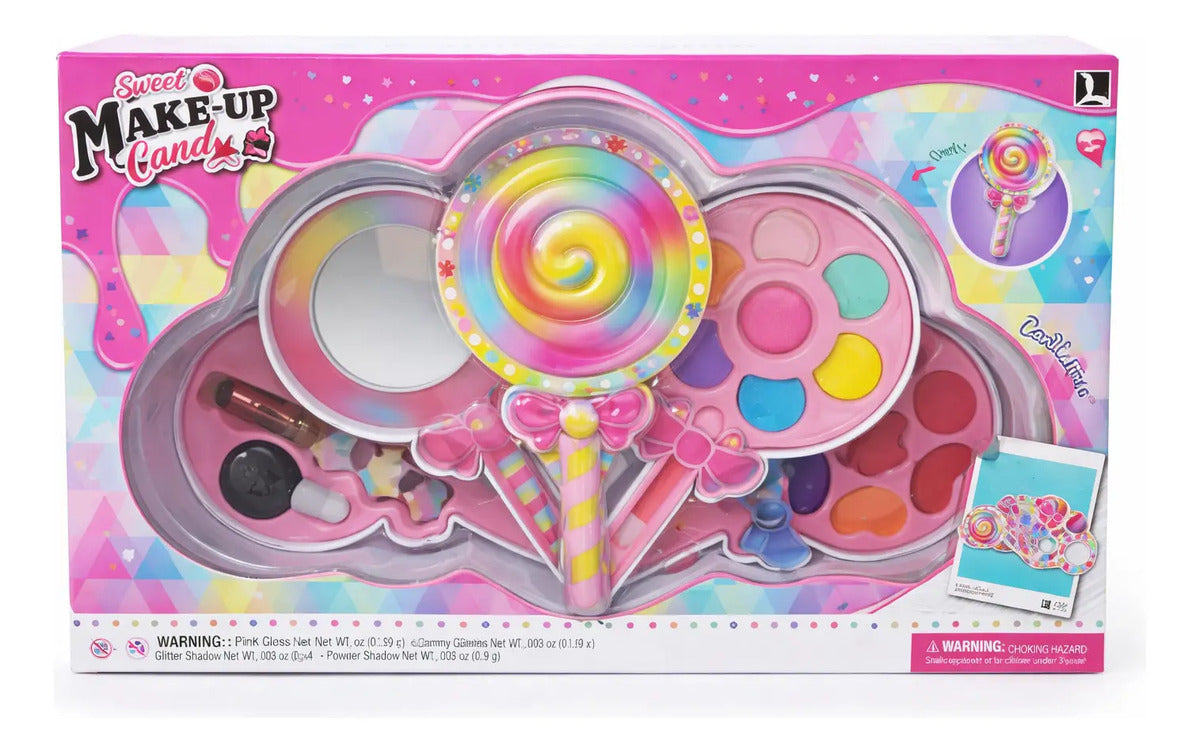 Set De Maquillaje En Estuche Paleta 6 Piezas Candy Toys