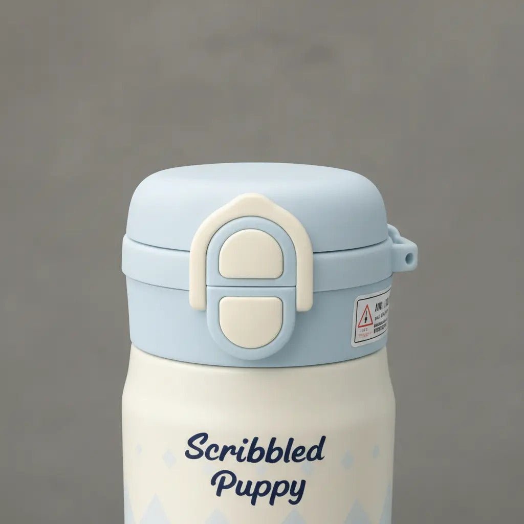 Termo De Acero Inoxidable 350 Ml Con Diseños De Animalitos