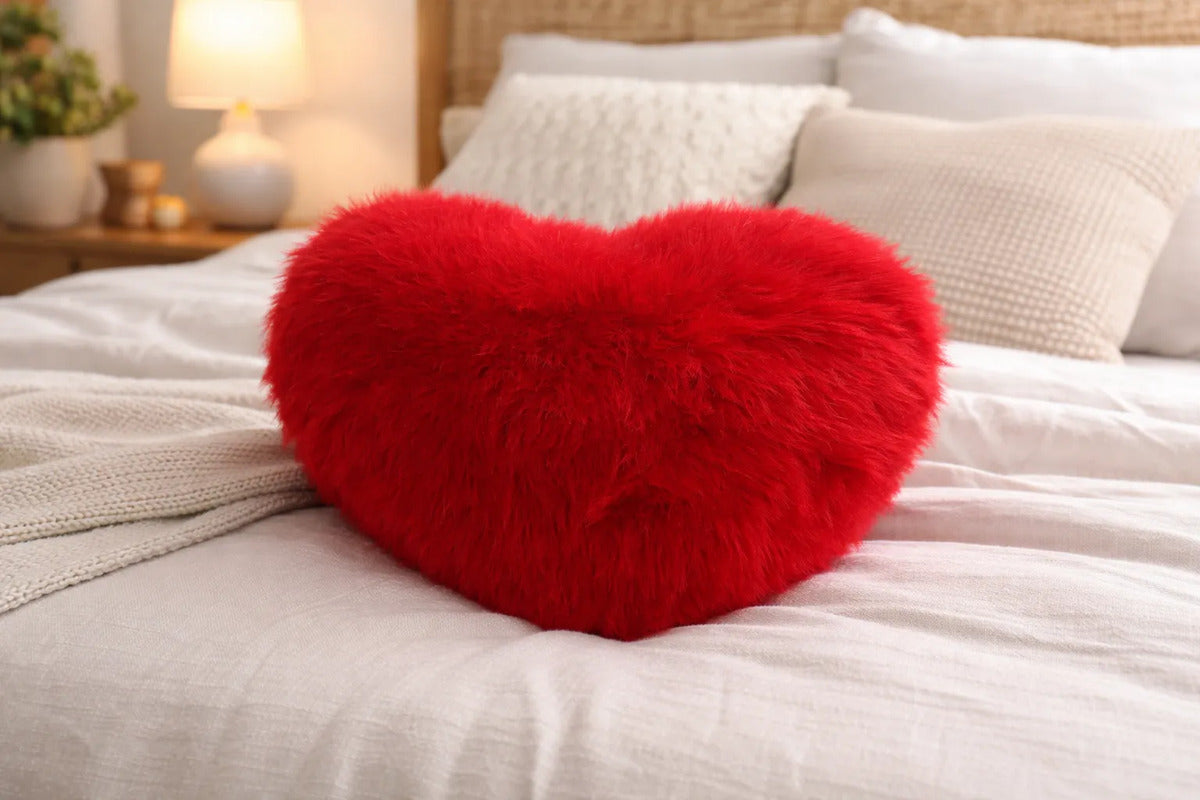 Peluche De Almohada Corazón Esponjoso 32x18x42 Candy Toys