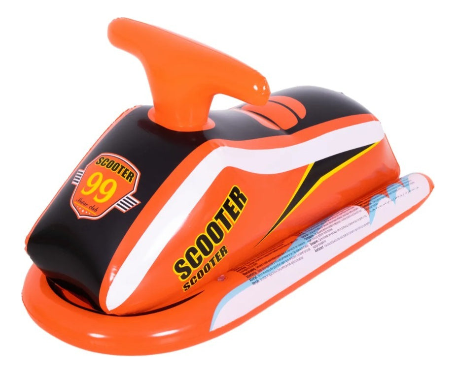 Moto De Agua Inflable Para Niños Ideal Pileta Playa Verano Color Azul