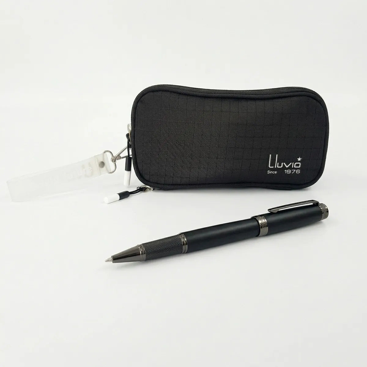 Set 3 Piezas Lluvia Negro Plata Mochila Lonchera Lapicera