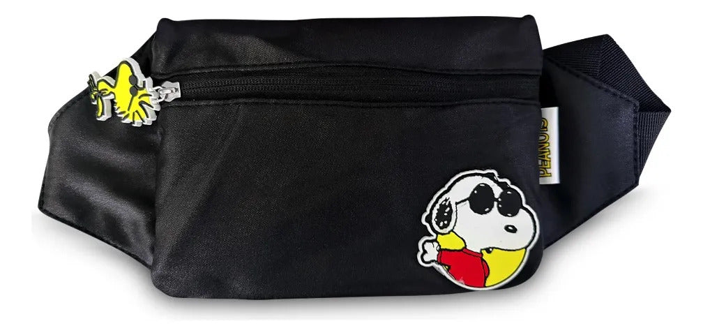 Set Escolar Yadatex Negro 3 Piezas Snoopy Canguro