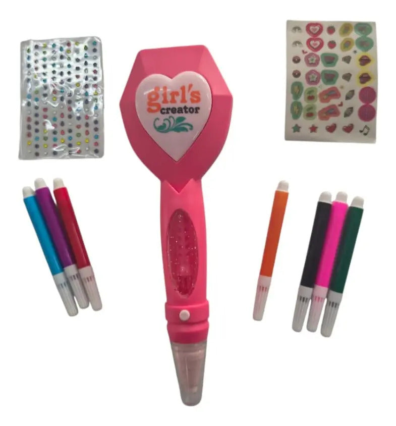 Set 2 En 1 Uñas Y Tatuajes Temporales 25 Piezas Candy Toys