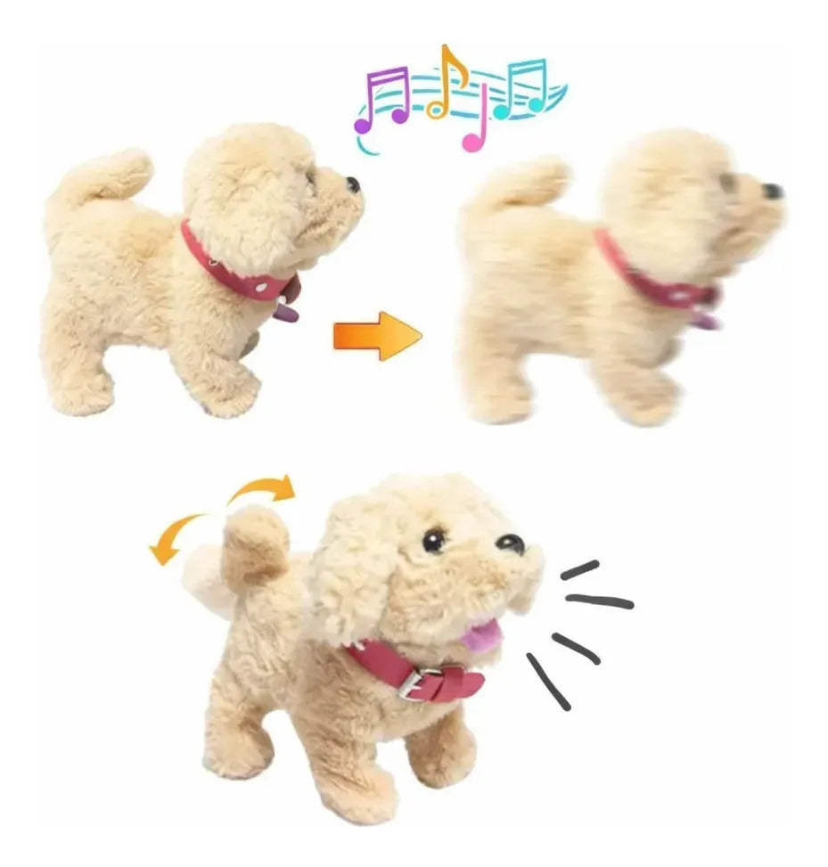 Perrito De Juguete Candy Toys Camina Ladra Con 5 Accesorios