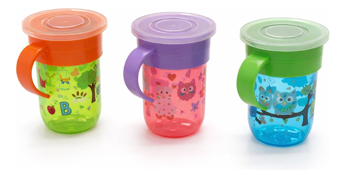 Vaso Antiderrame 250 Ml Entrenador Para Bebé Bpa Free