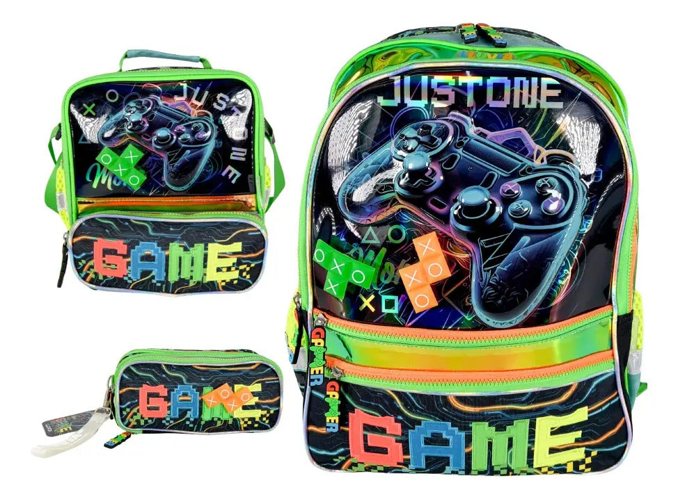 Paquete 3 Piezas Marca Lluvia Diseño Game Negro