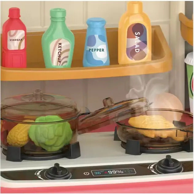 Cocina De Juguete Marca Candy Toys Infantil Con 48 Piezas