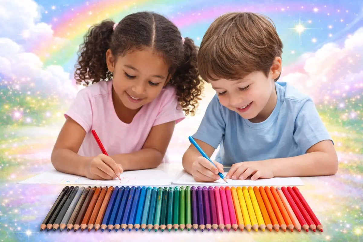 Colores Surimax 36 Piezas  Estuche Cilíndrico Protector