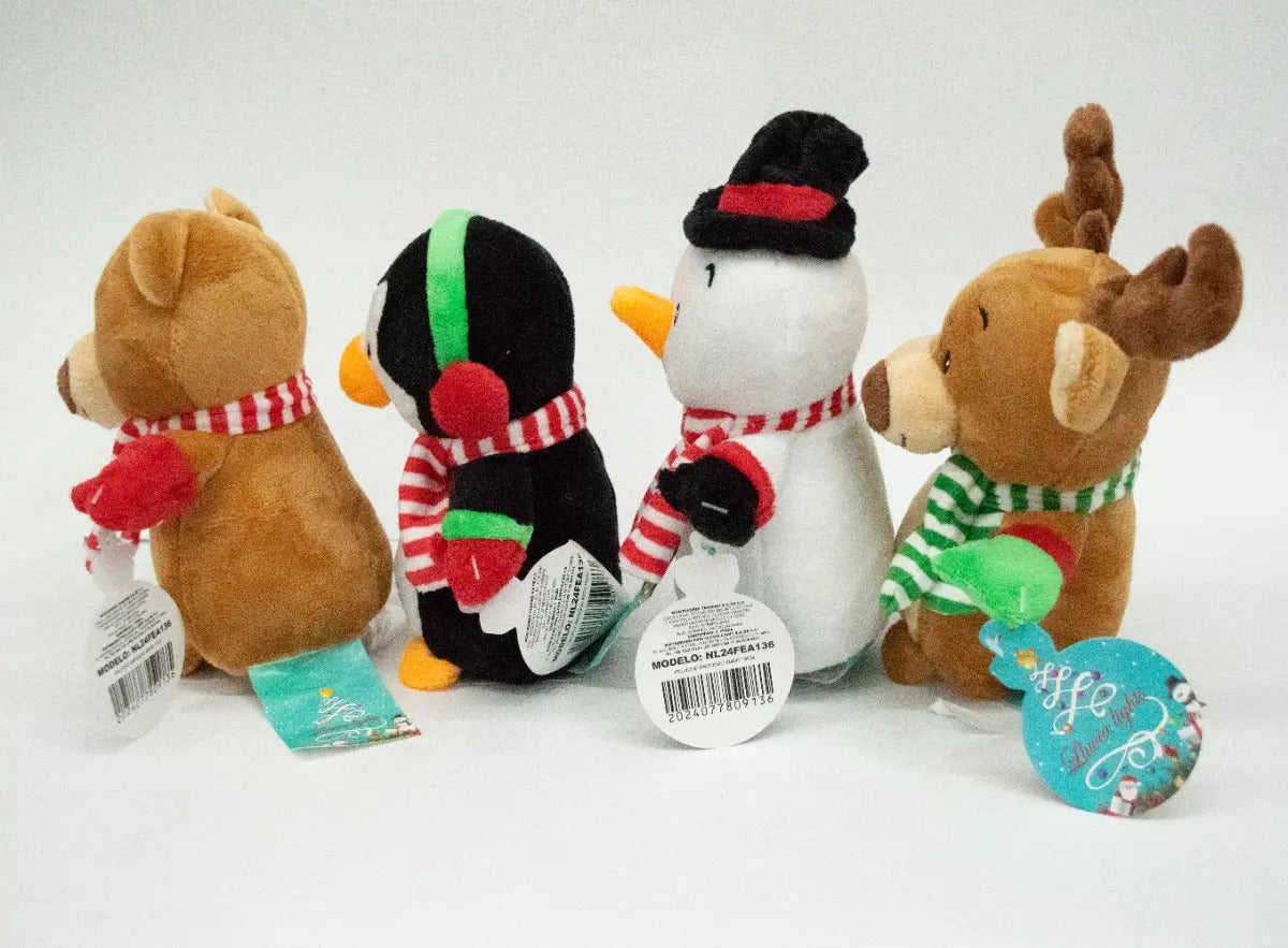 Decoración Navideña Muñecos 4 Figuras Dieferentes 15x6x9